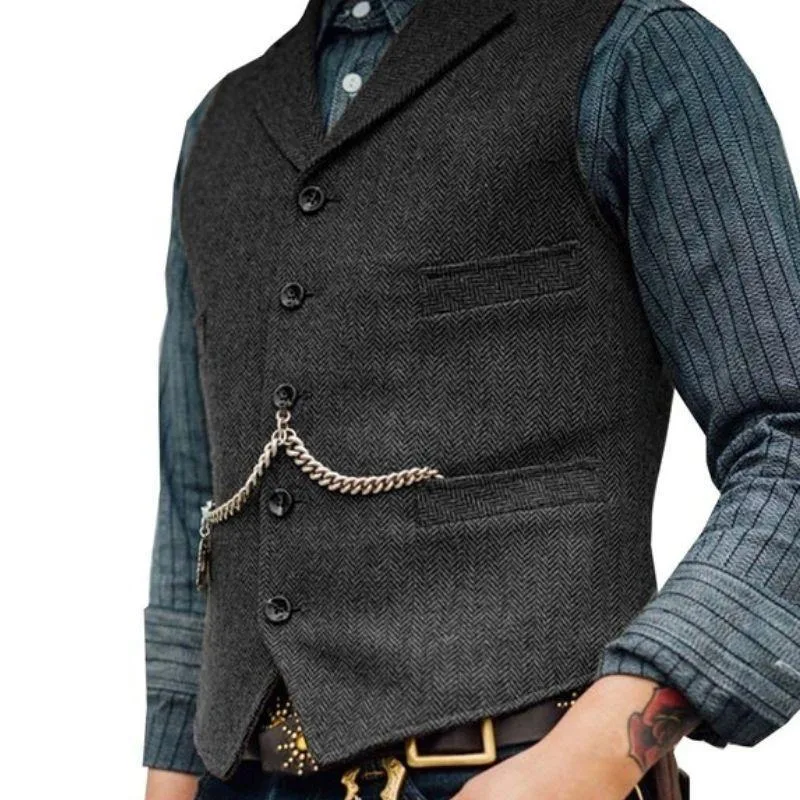 Steampunk-Weste für Herren – ärmellos Steampunk-Weste für Herren – ärmellos